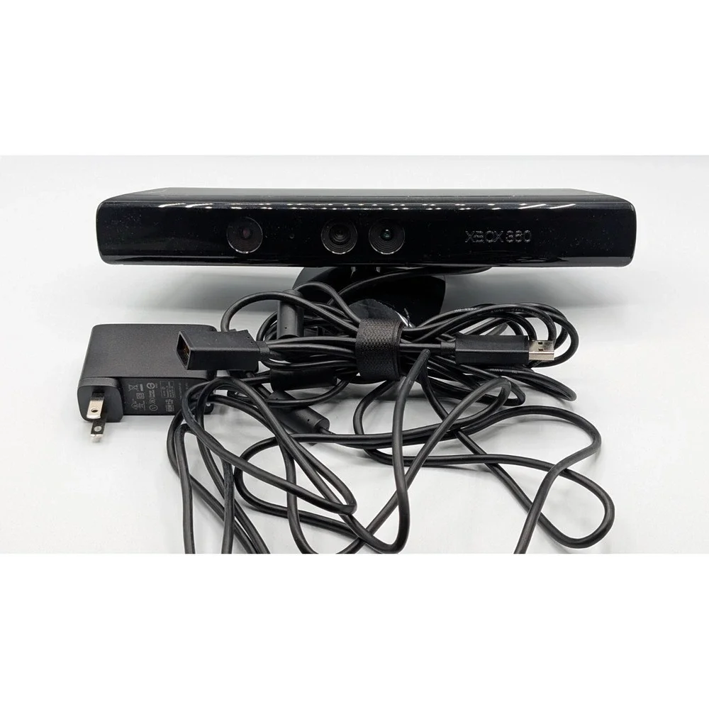 Microsoft XBOX 360 Kinect Sensor Bar with Original Box & Game